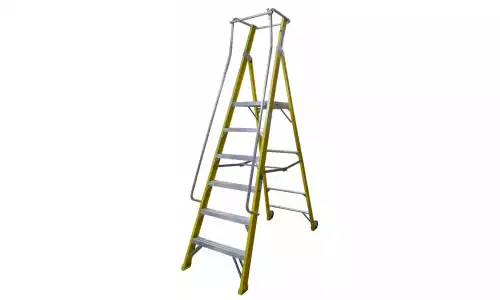 Glass Fibre (GRP) Platform Step Ladders